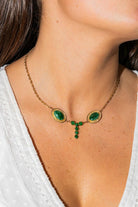 Collier Or jaune Jade Jadéite - Castafiore