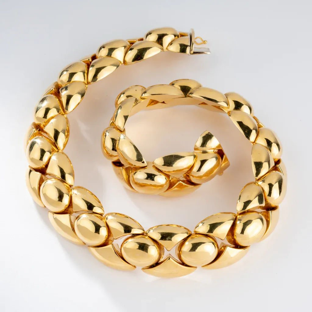 Collier or jaune maillon - Castafiore