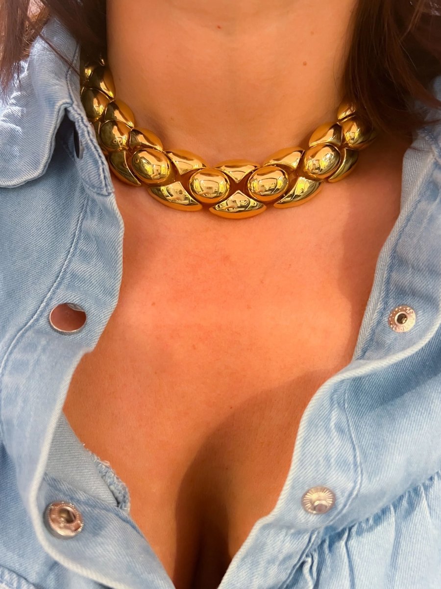 Collier or jaune maillon - Castafiore