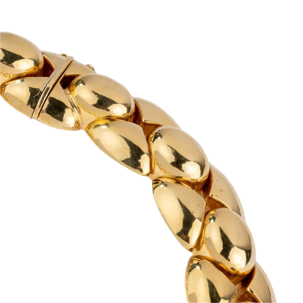 Collier or jaune maillon - Castafiore