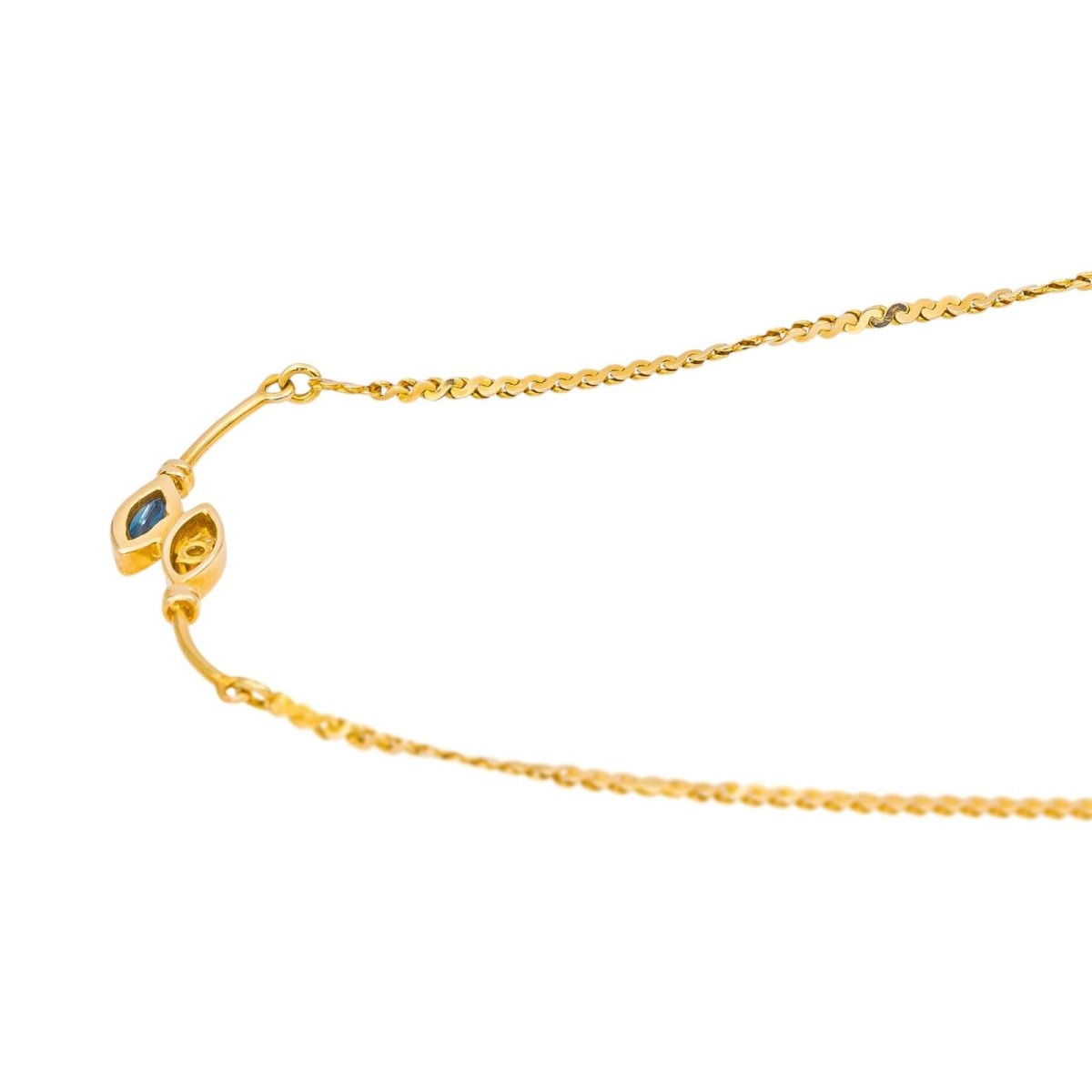 Collier Or jaune Saphir - Castafiore