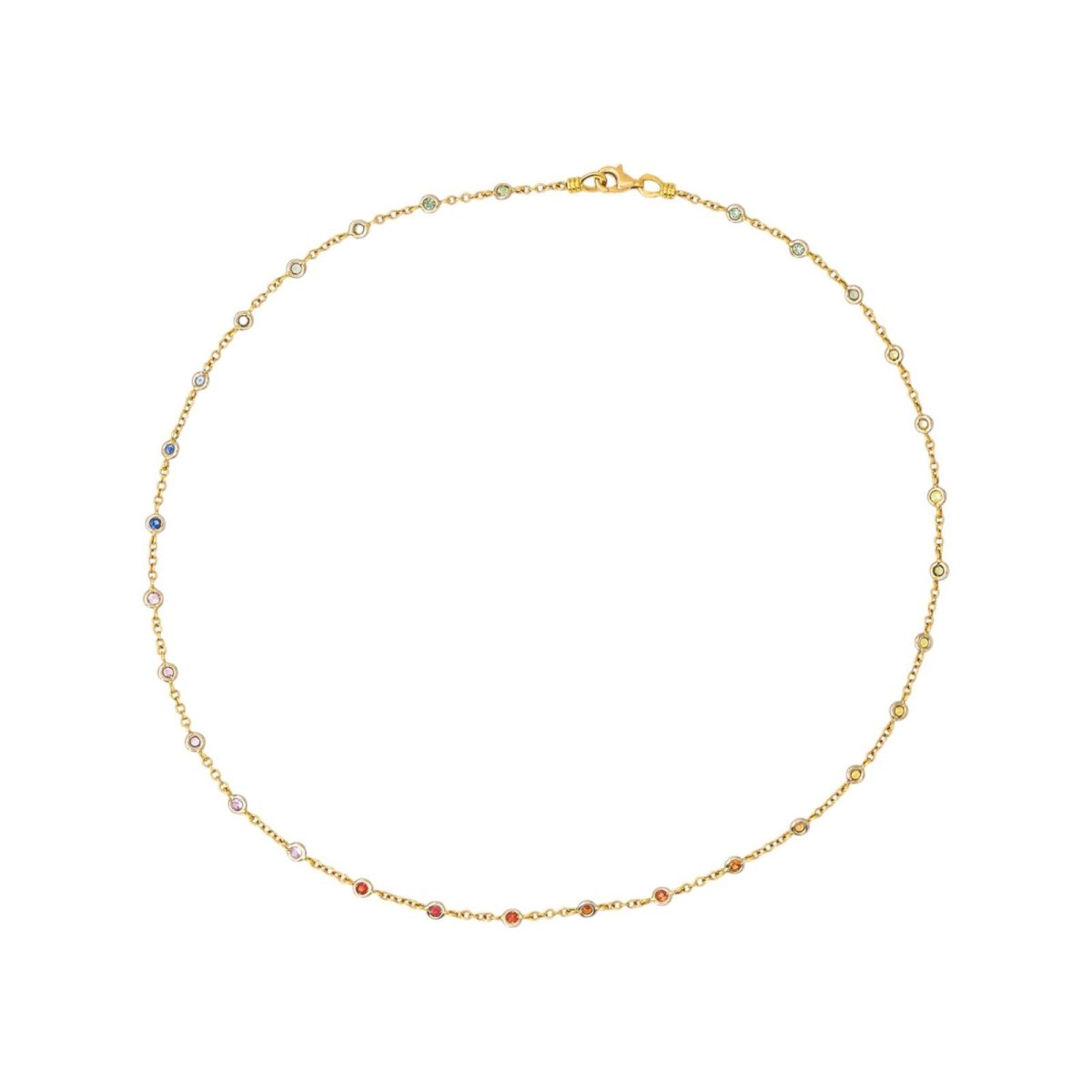 Collier Or jaune Saphir - Castafiore