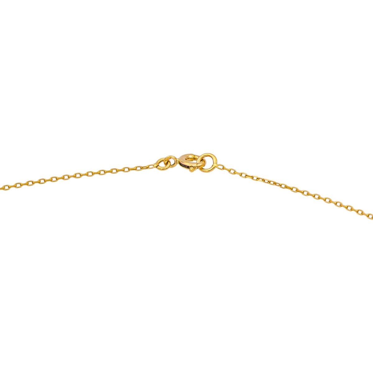 Necklace Yellow gold Sapphire