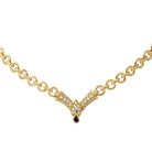 Collier Or jaune Saphir - Castafiore