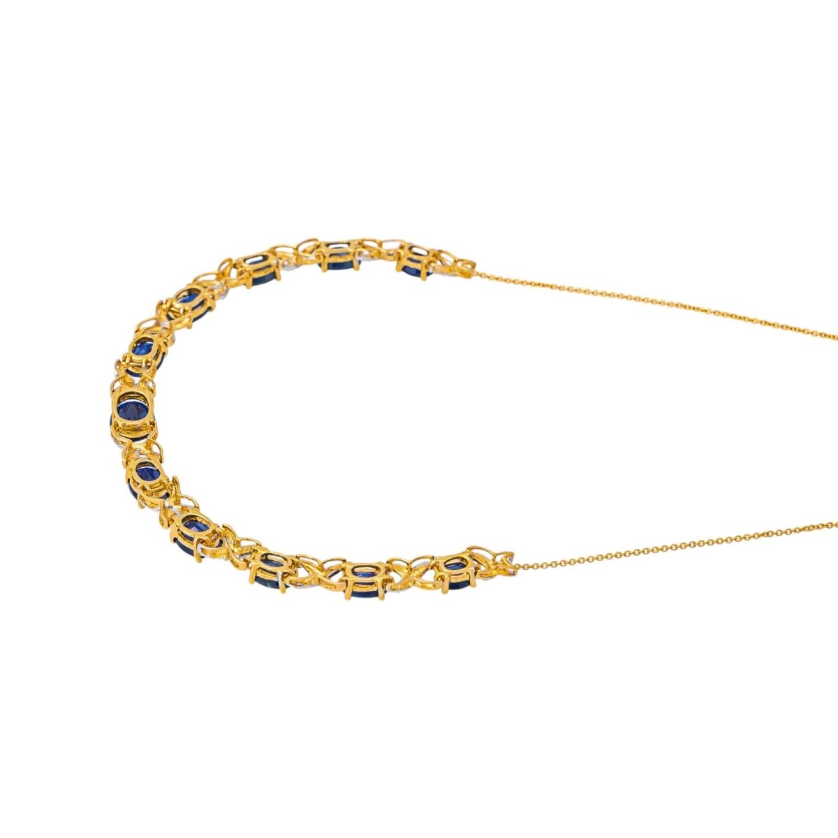 Collier Or jaune Saphir - Castafiore