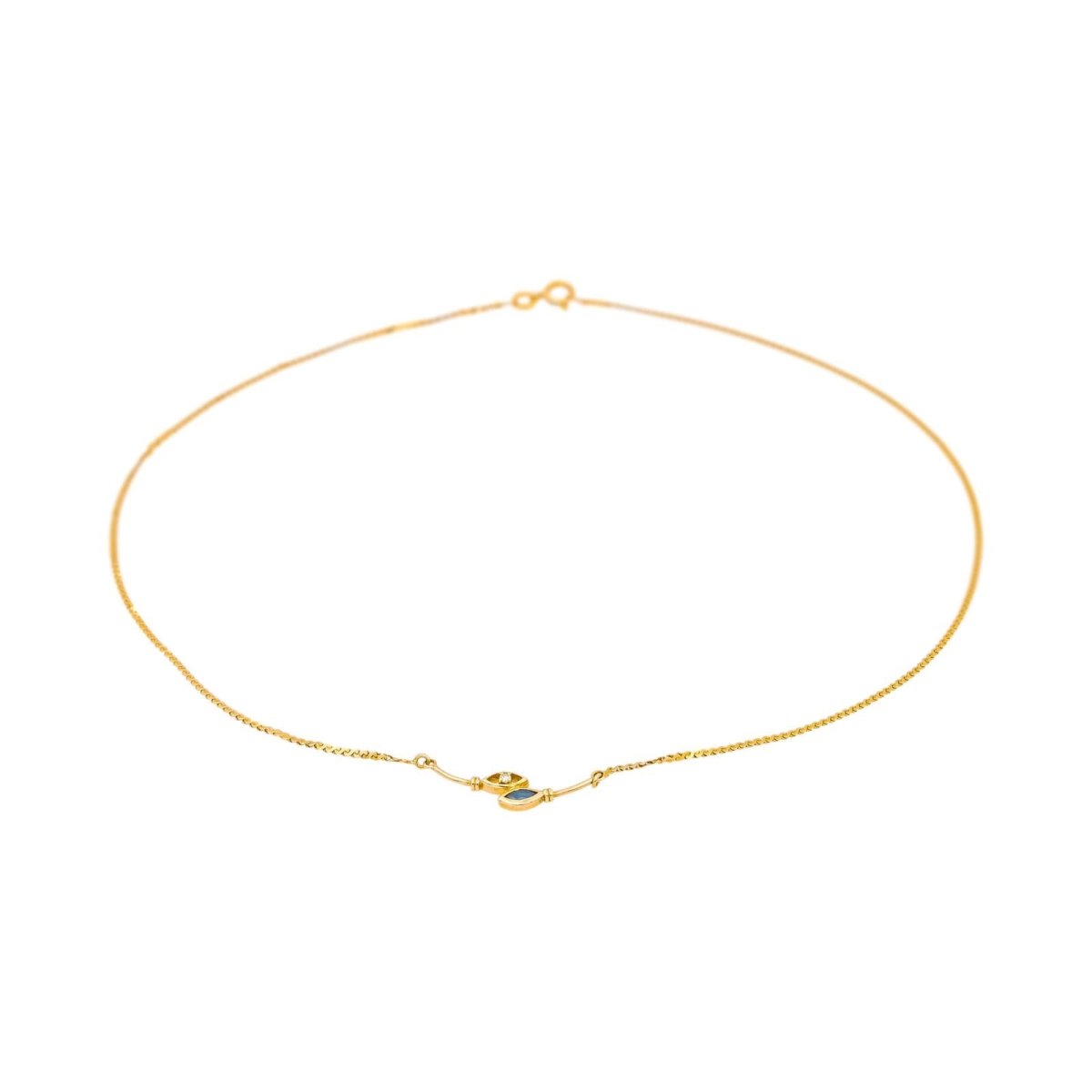 Collier Or jaune Saphir - Castafiore