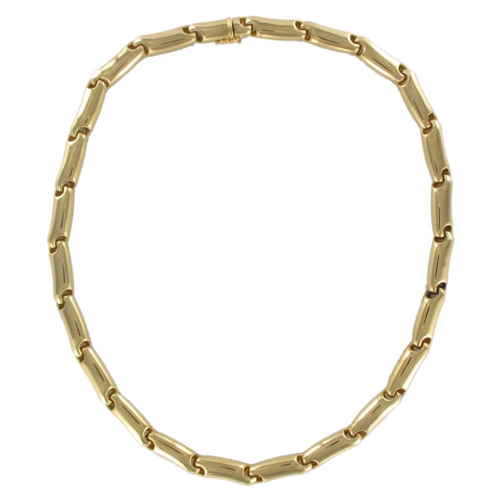 Collier or maille massive - Castafiore