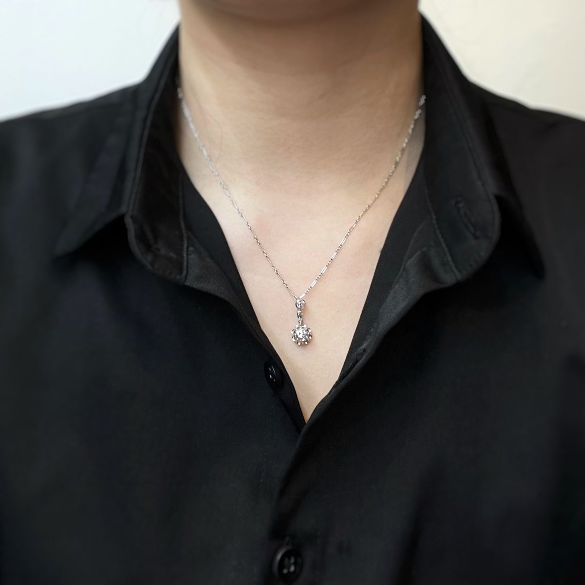 Collier - Or, Platine & Diamants