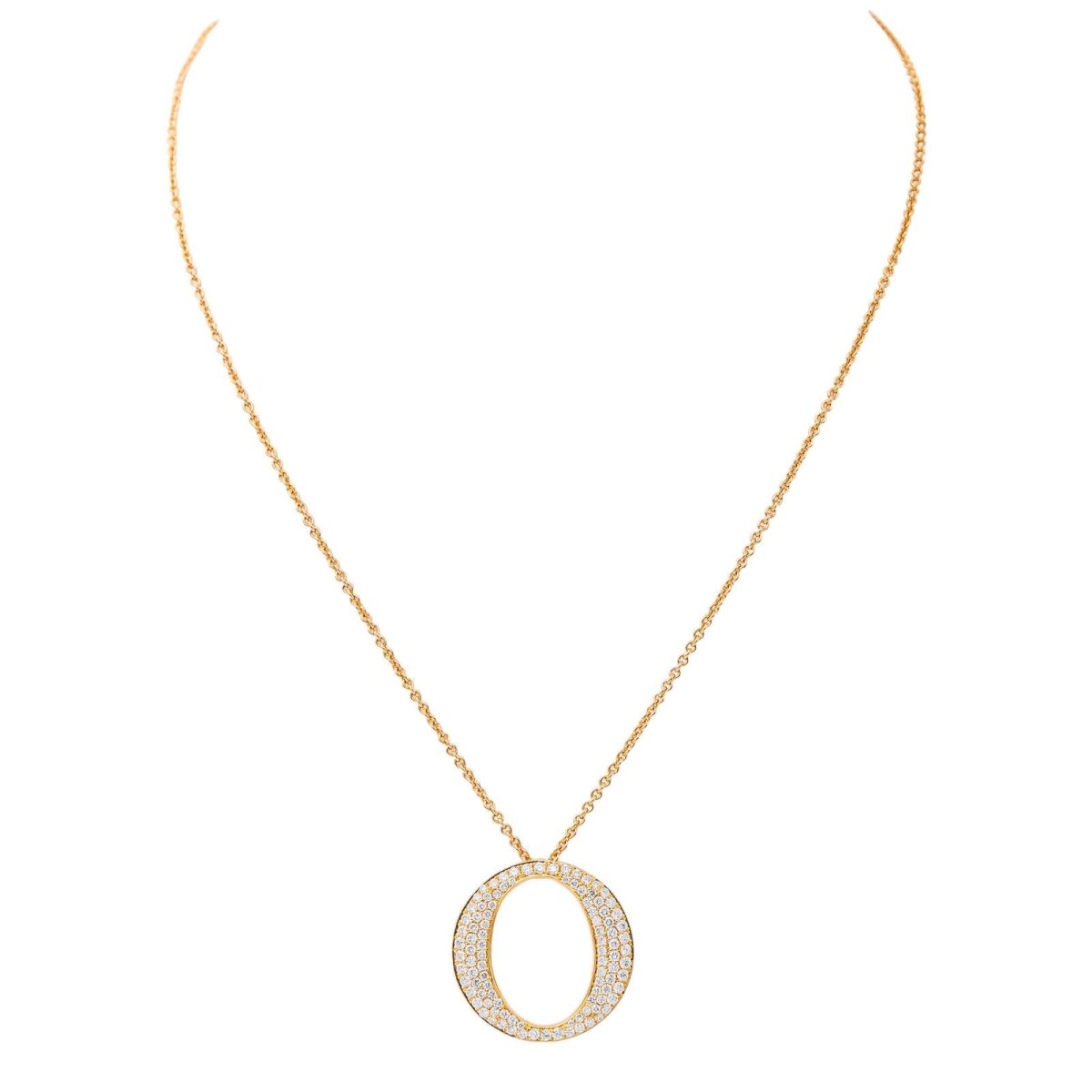 Collier Or Rose Diamant en or rose - Castafiore