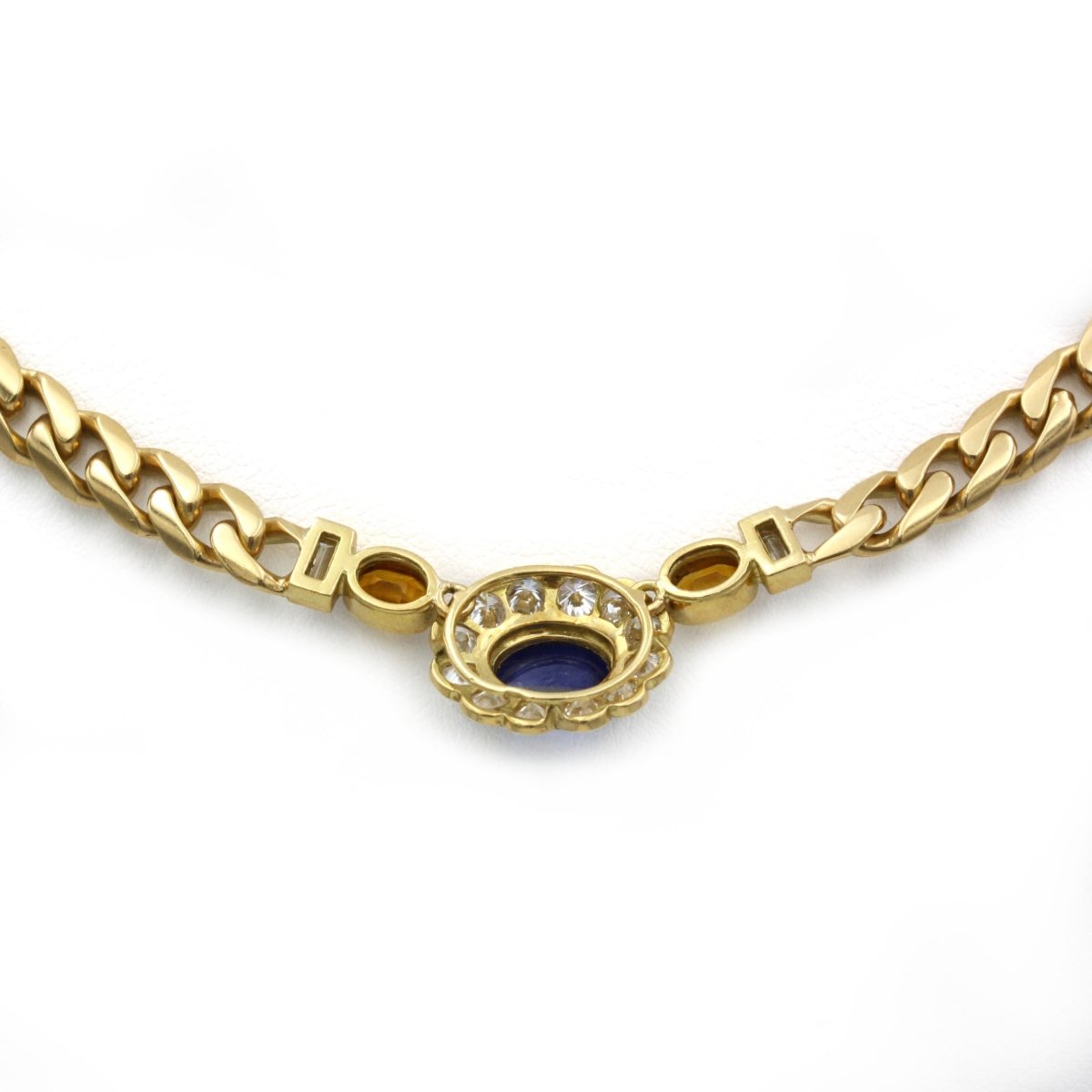 Collier Or, Saphir & Diamants - FRED - Castafiore