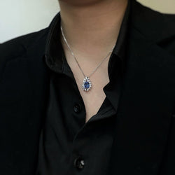 Collier - Or, Saphir et Diamants