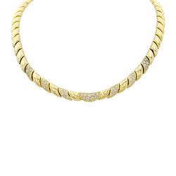 Collier Patek Philippe or jaune, diamants. - Castafiore