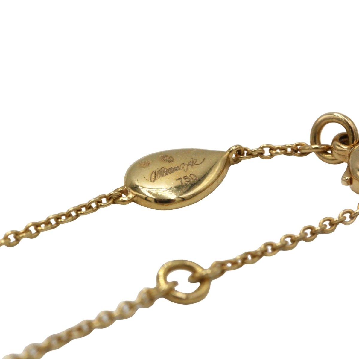 Collier Pendentif ALEXANDRA ROSIER "Amour" en or jaune, saphirs et pierre de lune - Castafiore