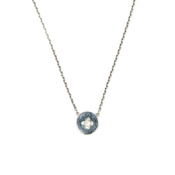 Collier Pendentif ARTHUS BERTRAND "Royale maille" en or blanc et diamant - Castafiore