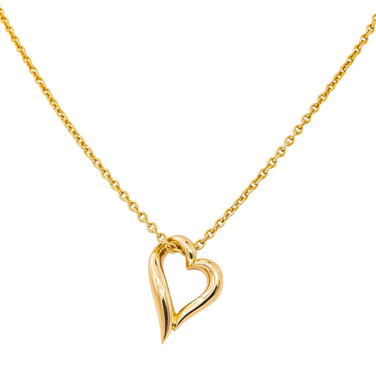 Collier Pendentif BOUCHERON "Coeur" en or jaune - Castafiore