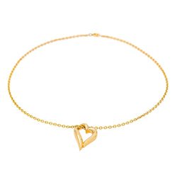 Collier Pendentif BOUCHERON "Coeur" en or jaune - Castafiore