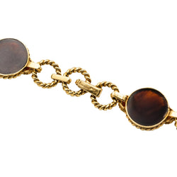 Collier Pendentif BOUCHERON en or jaune et corail - Castafiore