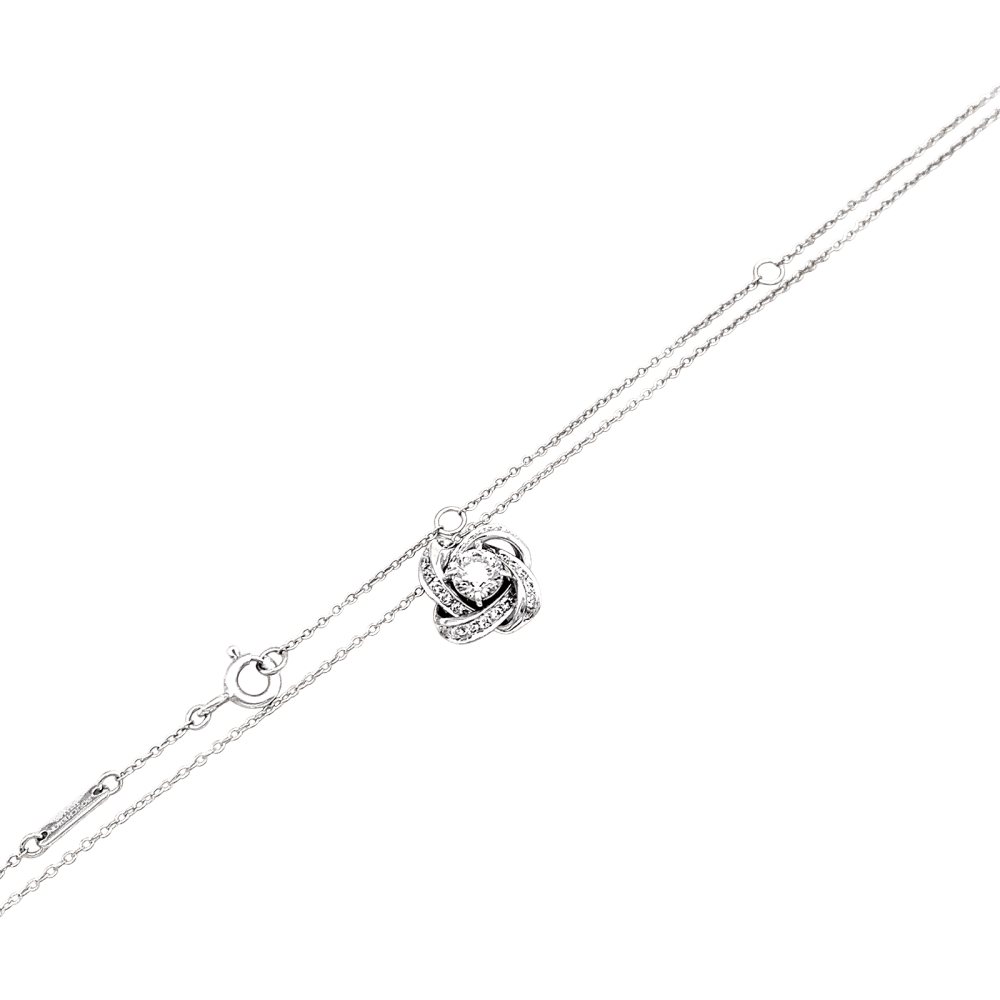 Necklace Boucheron, "Ava Pivoine", white gold, diamonds.
