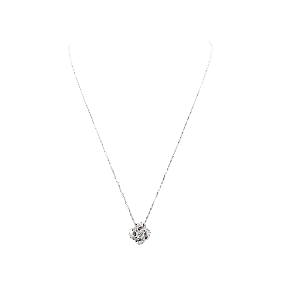 Necklace Boucheron, "Ava Pivoine", white gold, diamonds.