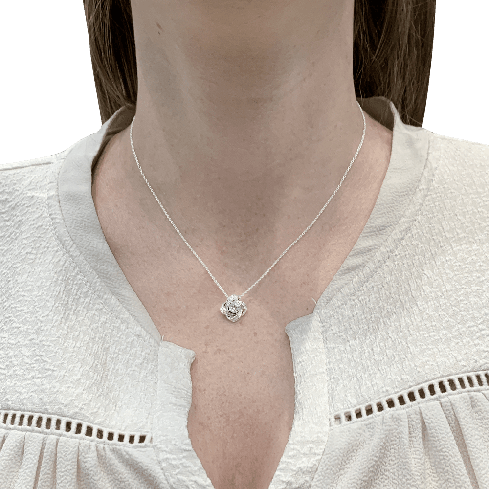 Necklace Boucheron, "Ava Pivoine", white gold, diamonds.