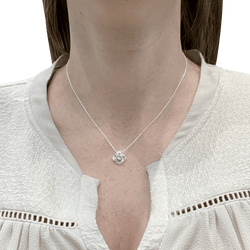 Necklace Boucheron, "Ava Pivoine", white gold, diamonds.