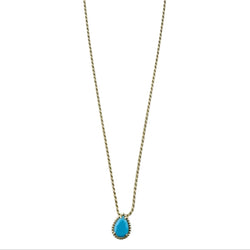 Collier Pendentif BOUCHERON "Serpent Bohème" en or jaune et turquoise - Castafiore
