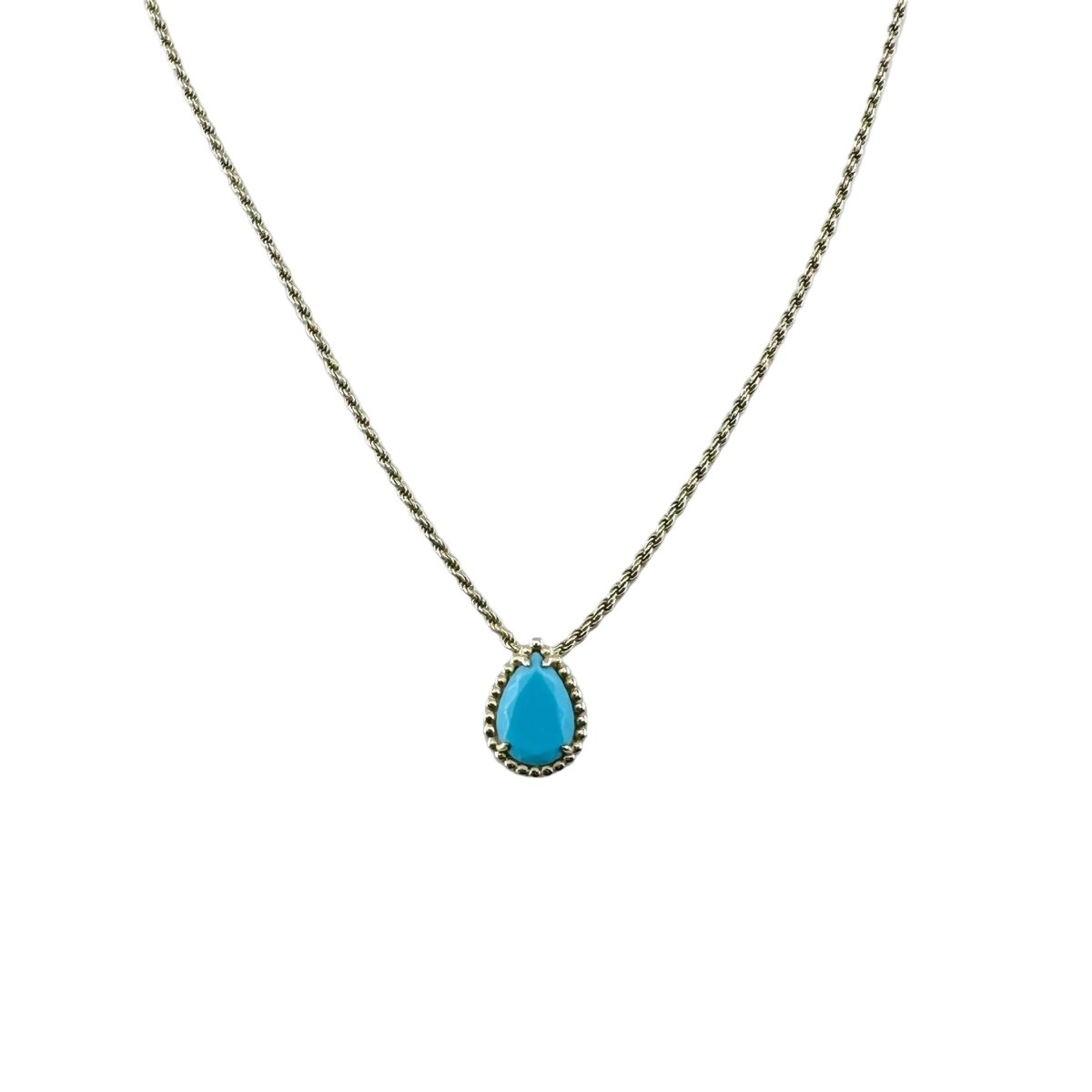Collier Pendentif BOUCHERON "Serpent Bohème" en or jaune et turquoise - Castafiore