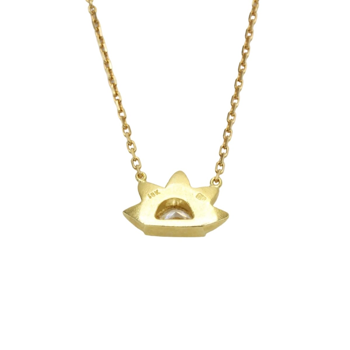 Collier Pendentif BROOKE GREGSON "Sunbeam" en or jaune et diamants - Castafiore