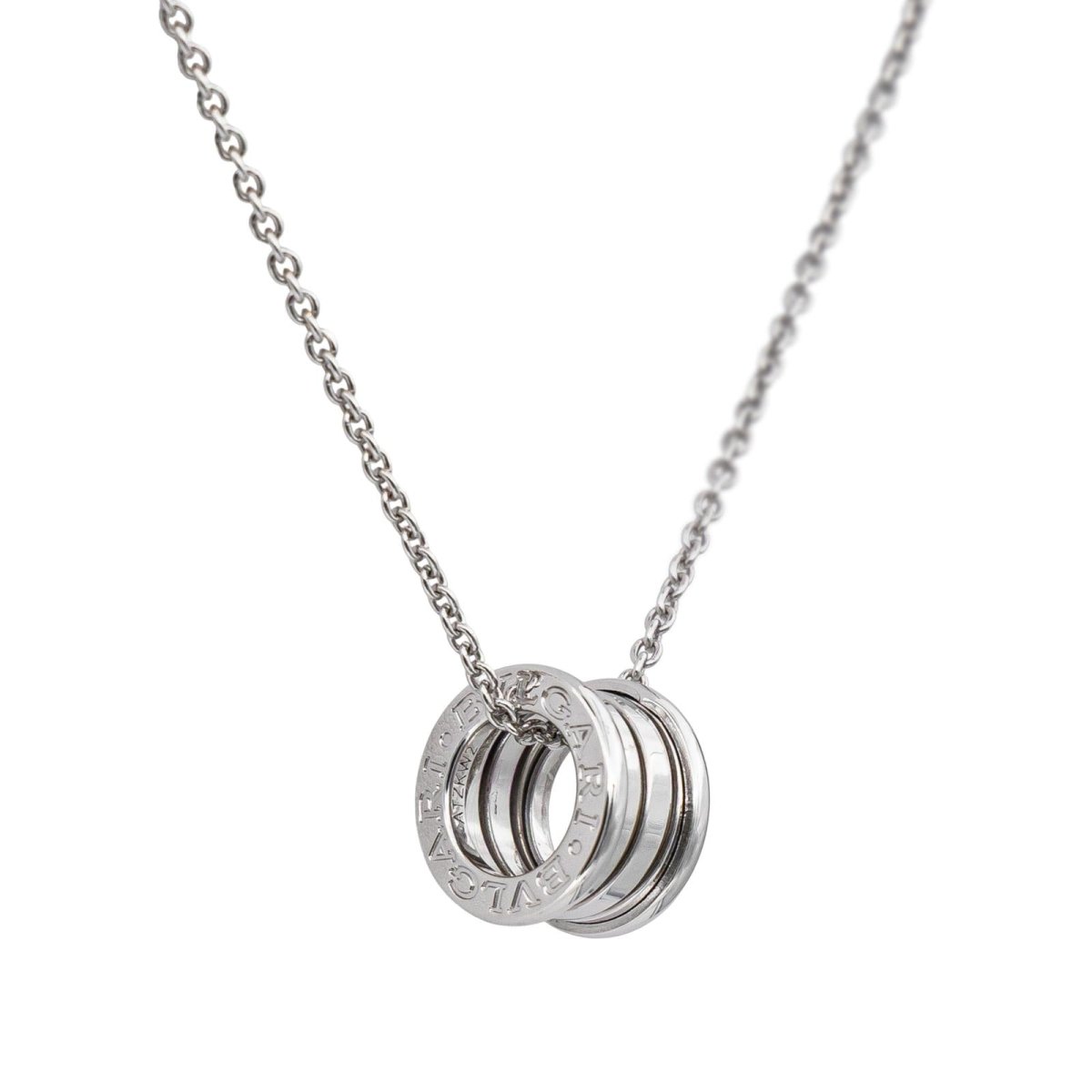 Collier Pendentif BULGARI "B.Zero 1" en or blanc - Castafiore