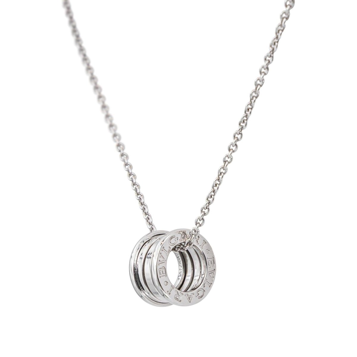 Collier Pendentif BULGARI "B.Zero 1" en or blanc - Castafiore