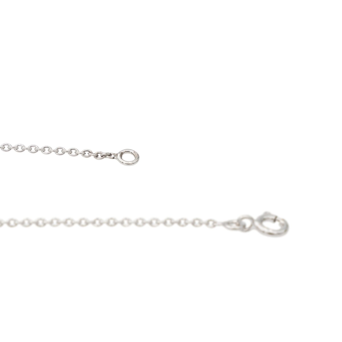 Collier Pendentif carré en or blanc et diamant - Castafiore