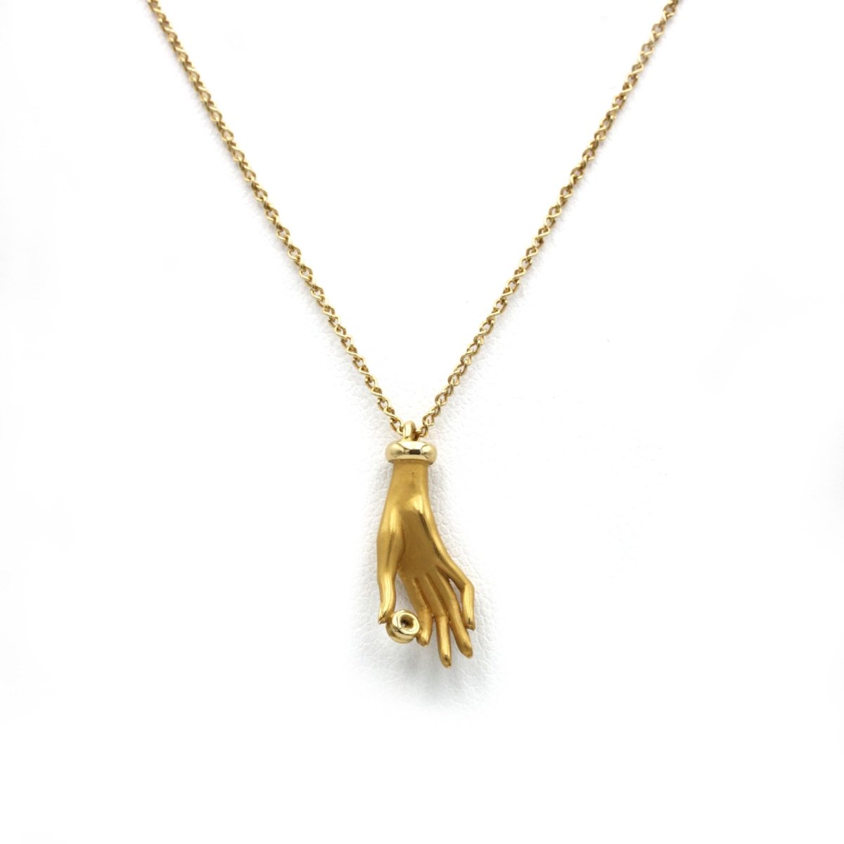 Collier Pendentif CARRERA Y CARRERA "Bonadea Mini" en or jaune et diamant - Castafiore