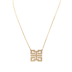 Necklace Cartier, "Kiss of the Dragon yellow gold and diamonds.