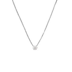 Collier Pendentif CARTIER en or blanc et diamant - Castafiore