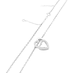 Collier Pendentif CARTIER en or blanc et diamants - Castafiore