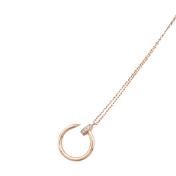 Necklace Cartier, "Juste un Clou", rose gold and diamonds.