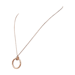 Necklace Cartier, "Juste un Clou", rose gold and diamonds.