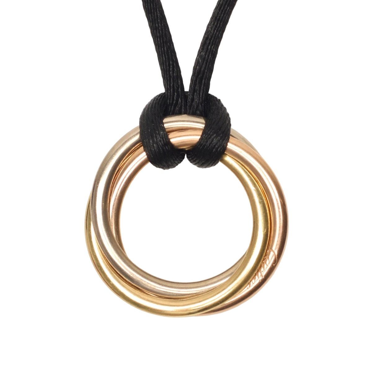 Collier Pendentif CARTIER "Trinity" en or blanc, or jaune et or rose - Castafiore