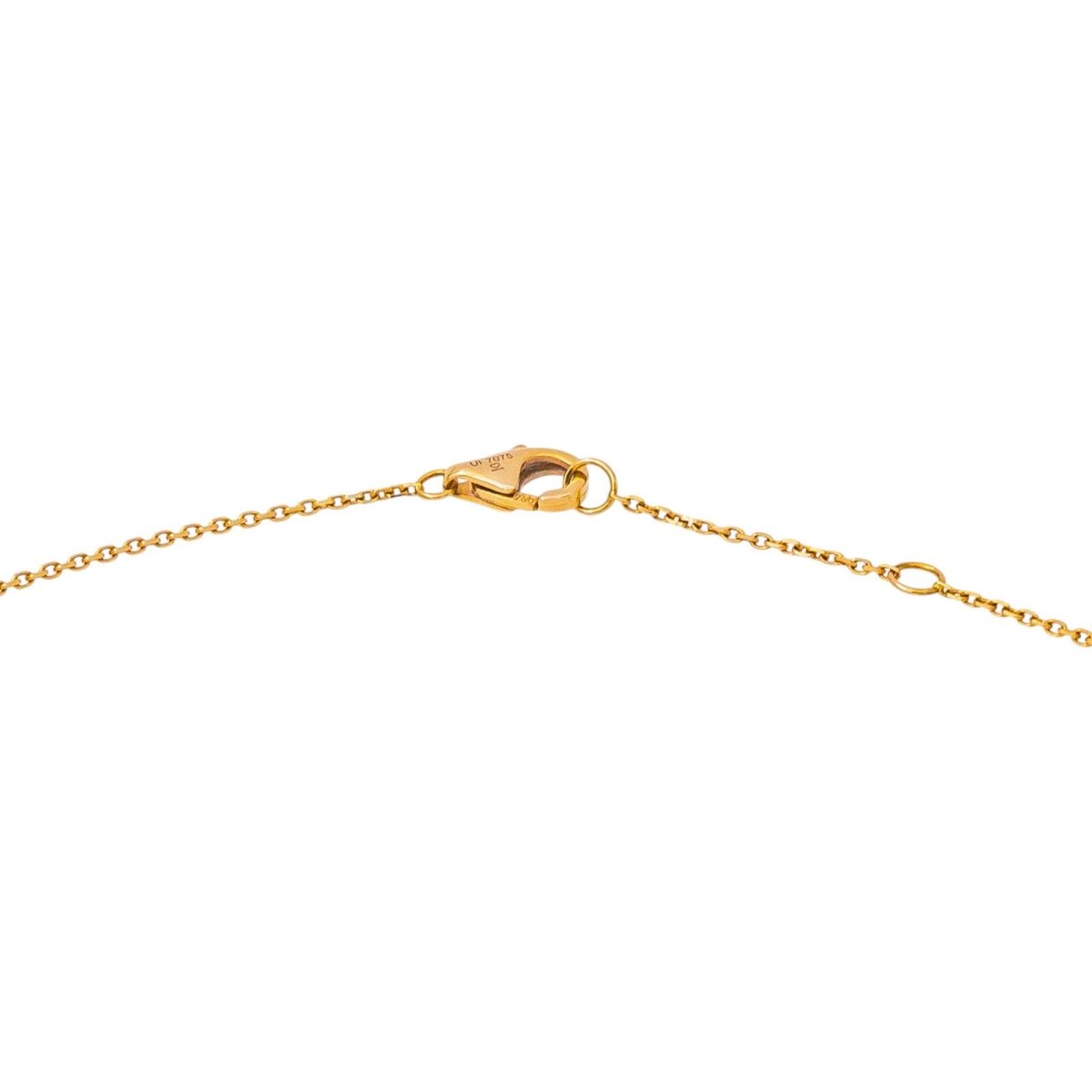 Collier Pendentif CARTIER "Trinity" en or blanc, or jaune, or rose et saphir - Castafiore