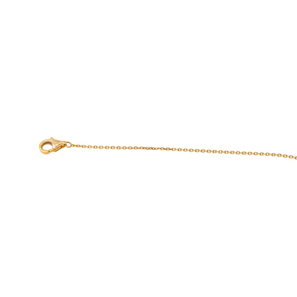 Collier Pendentif CARTIER "Trinity" en or blanc, or jaune, or rose et saphir - Castafiore