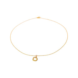 Collier Pendentif CARTIER "Trinity" en or blanc, or jaune, or rose et saphir - Castafiore