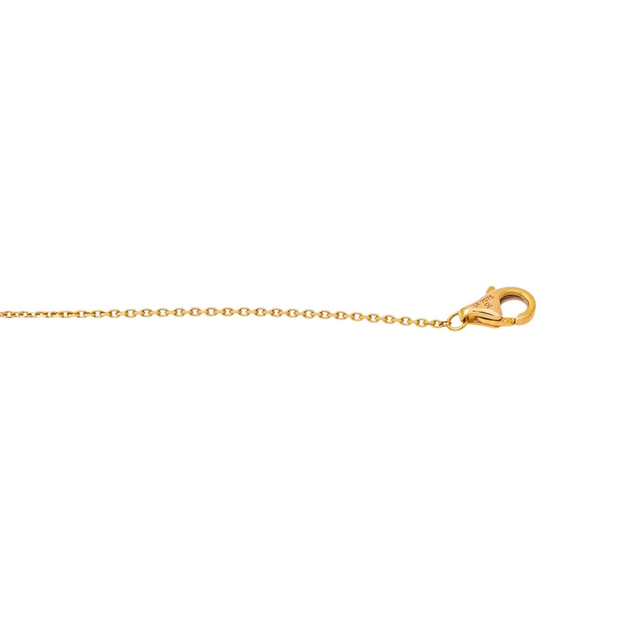 Collier Pendentif CARTIER "Trinity" en or blanc, or jaune, or rose et saphir - Castafiore