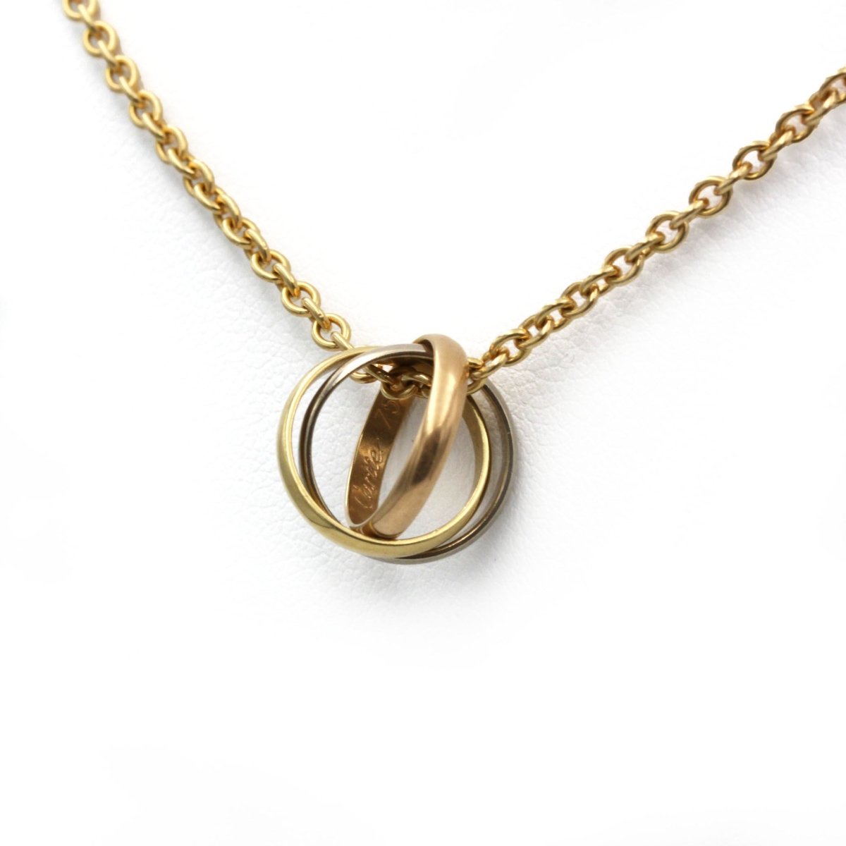 Collier Pendentif CARTIER "Trinity" en or jaune, or blanc et or rose - Castafiore