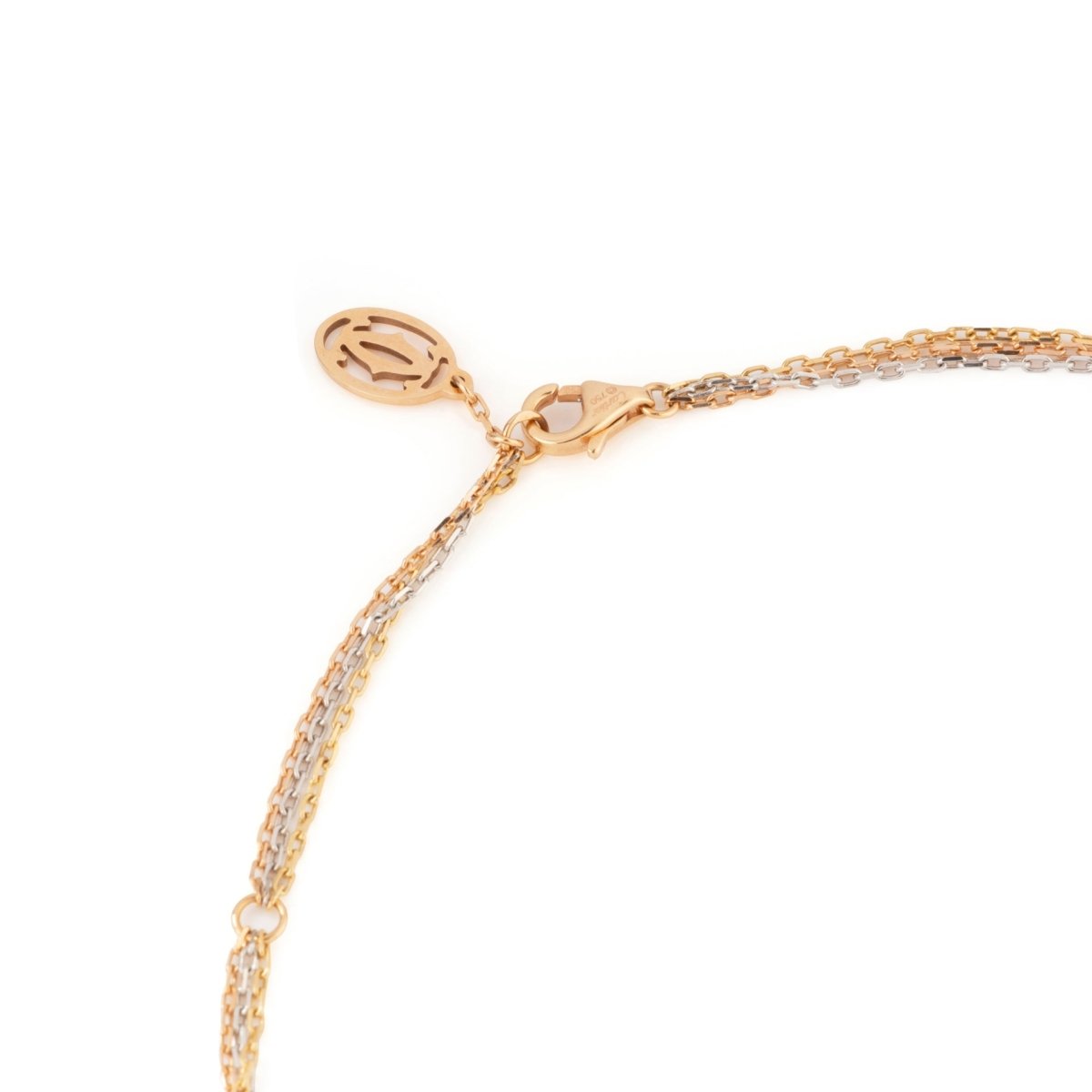 Collier Pendentif CARTIER "Trinity" en or jaune, or blanc et or rose - Castafiore