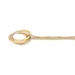 Cartier Necklace Trinity Rose gold diamond