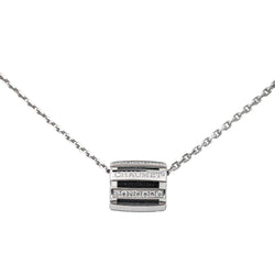 Collier Pendentif CHAUMET "Class One" en or blanc et diamants - Castafiore