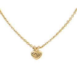 Collier Pendentif CHAUMET "Coeur Lien" en or jaune et diamants - Castafiore
