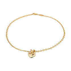 Collier Pendentif CHAUMET "Coeur Lien" en or jaune et diamants - Castafiore