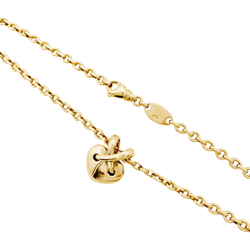 Collier Pendentif CHAUMET "Coeur Liens" en or jaune - Castafiore