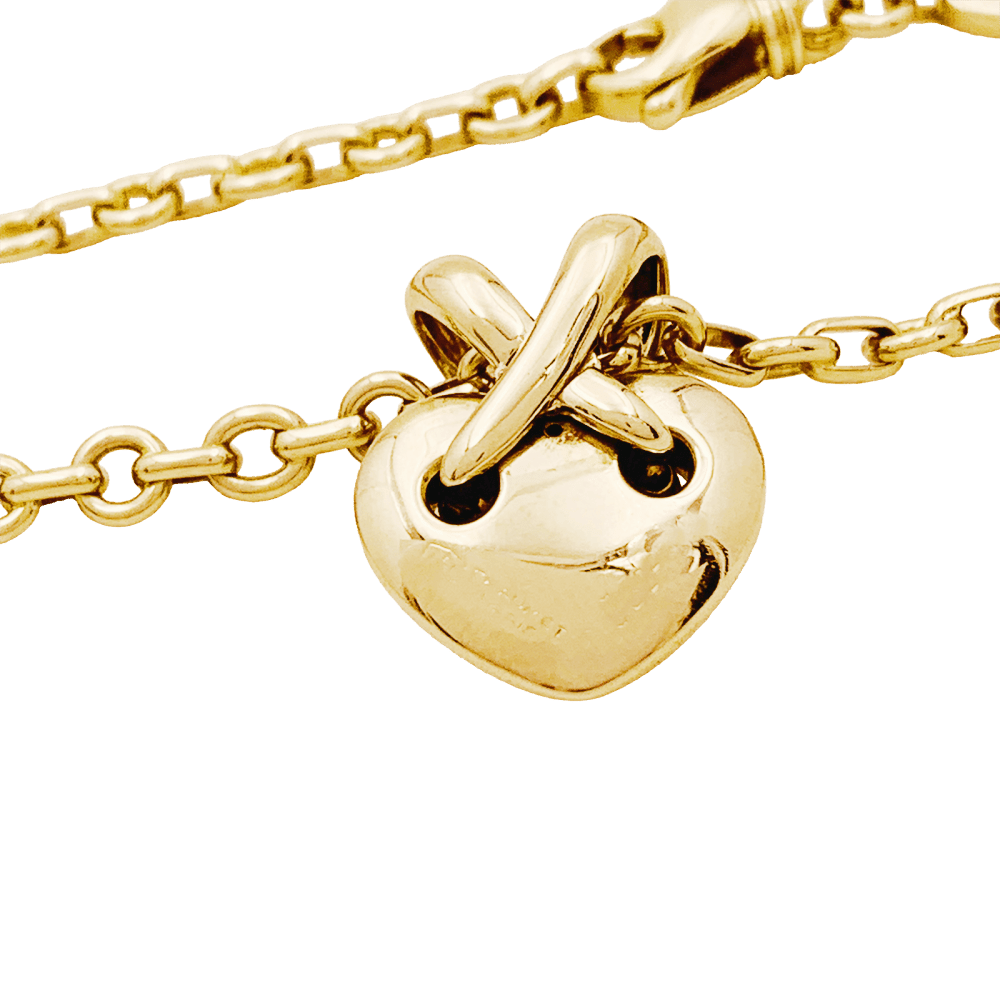 Collier Pendentif CHAUMET "Coeur Liens" en or jaune - Castafiore